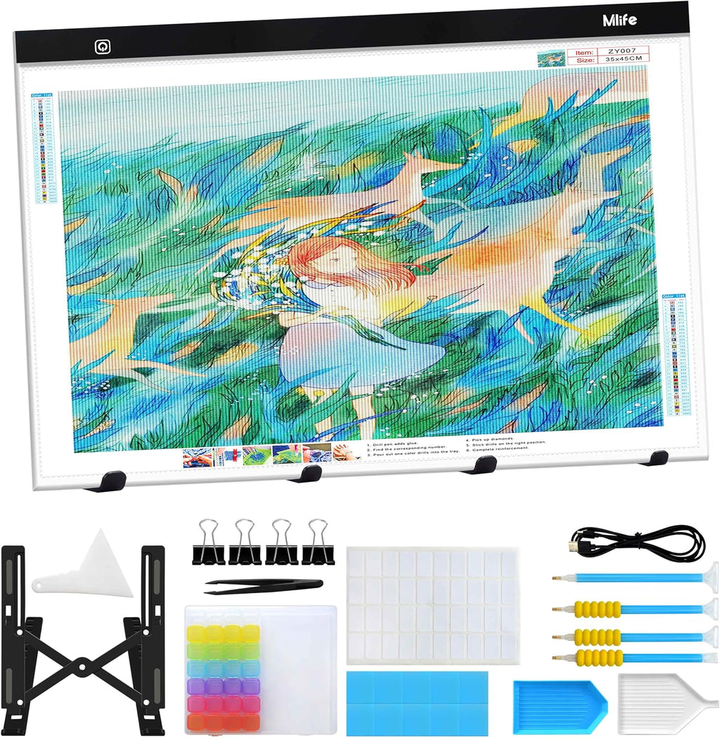 mlife a2 light box kit for diamond painting, main product view