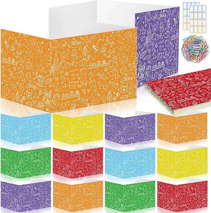 Cinrobiye 24 Pcs Inspirational Privacy Folders Standard by Cinrobiye