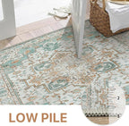 GENIMO 2‘6“x8 Runner Rugs for Hallway, Machine Washable Non Slip Vintage Rugs - Image 4