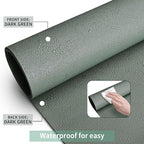 KINGFOM Desk Pad Office Desktop Protecter, PU Leather Desk Mat Blotters - Image 5