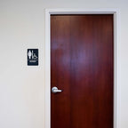 USA Made - Men's and Women's Restroom Signs ADA-Compliant Bathroom Door Signs - Image 6