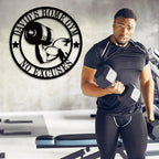 Personalized Home Gym Name Metal Sign, Custom Home Gym Decor，Custom Gym Metal - Image 3