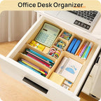 Vtopmart 25 PCS Plastic Drawer Organizers Set, 4-Size Versatile Bathroom and - Image 6
