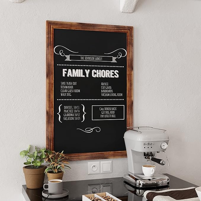HBCY Creations Rustic Magnetic Wall Chalkboards - Image 6