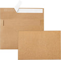 Silunkia 100 Packs Brown Blank Greeting Cards and Envelopes 4 x 6 Heavyweight by Silunkia