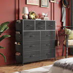 WLIVE Dresser for Bedroom with 10 Drawers, Fabric Dresser Chest of Drawers with - Image 2