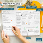 Clever Fox Planner PRO Light – Weekly & Monthly Life Planner to Increase - Image 3