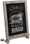 HBCY Creations Rustic Weathered Wooden Tabletop Chalkboard by HBCYCreations