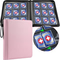 GEAoffice 9 Pockets Top Loader Binder Holds 324 Cards, Premium PU Leather by GEAoffice