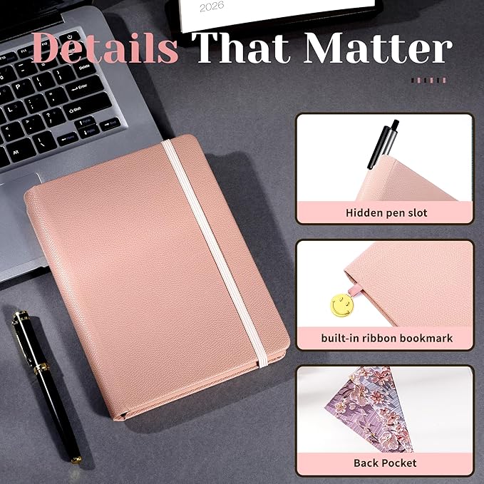 CAGIE Textured Hardcover Lined Journal - Image 3