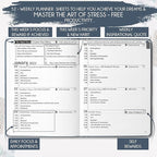 Life & Goal Planner – Undated Daily, Weekly & Monthly Organizer - Image 3