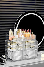 ZHIAI Stackable Organizer, Acrylic Cosmetic Organizer - Image 3