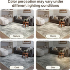 GENIMO 8x10 Area Rugs for Living Room, Machine Washable Non Slip Rugs, Low Pile - Image 7