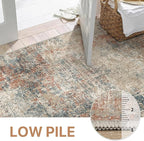 GENIMO Washable Area Rugs for Living Room, 8x10 Modern Non Slip Rugs, Low Pile - Image 7