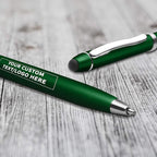 DISCOUNT PROMOS Custom Twist Action Plastic Stylus Pens, Personalized Bulk Pack - Image 7