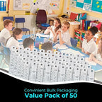 6 Inch Metal Ruler Bulk Set - Image 5