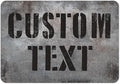 Custom Sign, Custom Street Sign, 11 Font Colors, 13 Font Styles, 4 Hole Options by MySignCenter