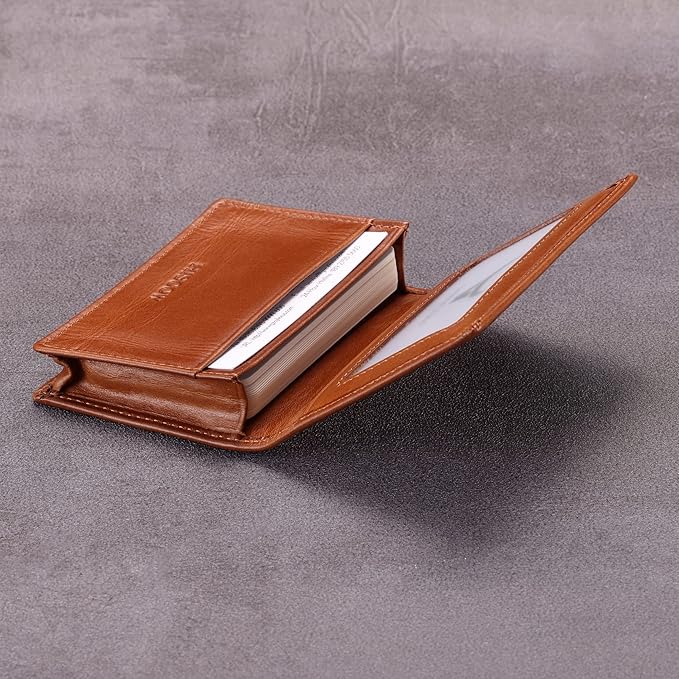 Leather Business Card Case Holder - Image 4