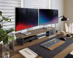 Fenge Monitor Stand, Dual Monitor Riser, 42.5inch Large Desk Computer Monitor - Image 3