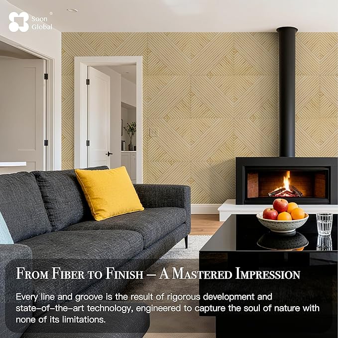Soon Global Acoustical Wall Panels, 6-Piece 23.62 X 23.62 Inches Art Acoustic - Image 5