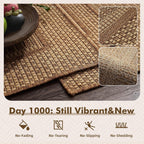 montvoo-2x6 ft indoor outdoor runner rugs for entryway shown in use