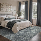 GENIMO 8x10 Area Rugs for Living Room, Machine Washable Non Slip Vintage Rugs - Image 3