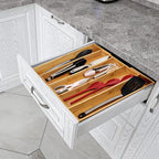 Purawood Kitchen Drawer Organizer, 2 Pack - Image 6