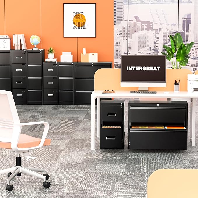 INTERGREAT 2 Drawers File Cabinet - Image 6