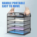Supeasy 2 Pack 5-Tier Desk Organizer - Image 5