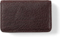 Leatherology Premium Espresso Business Card Case, Magnetic Closure ID Holder by Leatherology