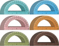 Sayglossy 72 Pcs of Colorful Plastic Protractors 180 Degrees 6 Inches by Sayglossy