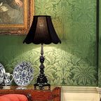 GOSO Scalloped Lamp Shades Set of 1 Medium Black Replac, Braids - Image 5