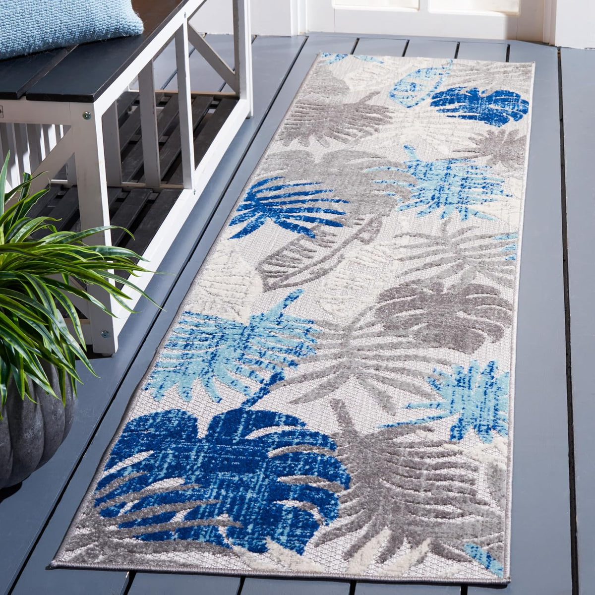 safavieh washable rug outdoor cabana collection - 2' on a desk or shelf