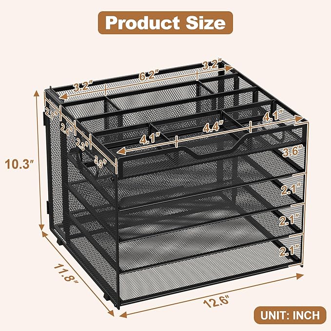 Docnest 5 Tier Letter Tray - Image 2