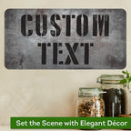 Custom Sign, Custom Street Sign, 11 Font Colors, 13 Font Styles, 4 Hole Options - Image 4
