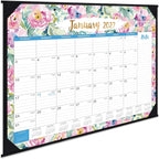 2027 Desk Calendar - Jan 2027 - Dec 2027, 12 Months Large Monthly Desk Calendar 2027, 22" x 17", Desk Pad, Large Ruled Blocks, To-do List & Notes, Best Desk/Wall Calendar for Planning and Organizing