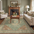 GENIMO 8x10 Area Rugs for Living Room, Machine Washable Non Slip Vintage Rugs by GENIMO