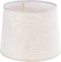 GO&SO Oatmeal Linen Drum Lamp Shade by GOSO