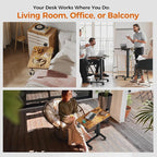 Agilestic Portable Standing Desk Height Adjustable, Mobile Table - Image 4