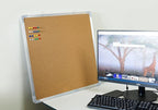 Cork Board Set - Bulletin Corkboard 24 x 24 inch Framed - Wall Hanging Message - Image 4
