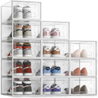 SEE SRPING XX-Large Shoe Storage Box Fit Size 14, Shoe Rack Sneaker Containers
