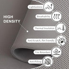 DECOLAB Standing Wall Room Dividers, Portable Partition - Image 5
