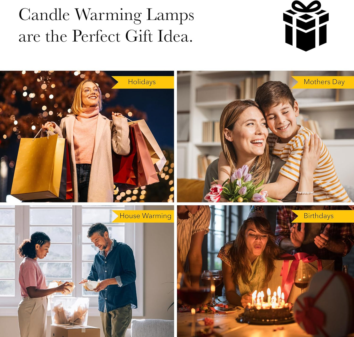 Adesso Candle Warmer Lamp, Antique Brass & Rattan, Dimmable