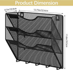 EasyPAG 3 Pocket Mesh Wall File Organizer - Image 4