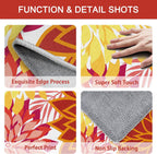 outdoor rug waterproof, washable patio runner rug for, side view