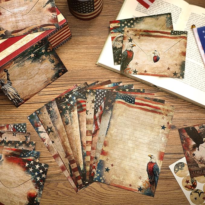 TaoBary 160 Pcs Stationery Paper Set 50 Double Sided Stationery Papers - Image 5