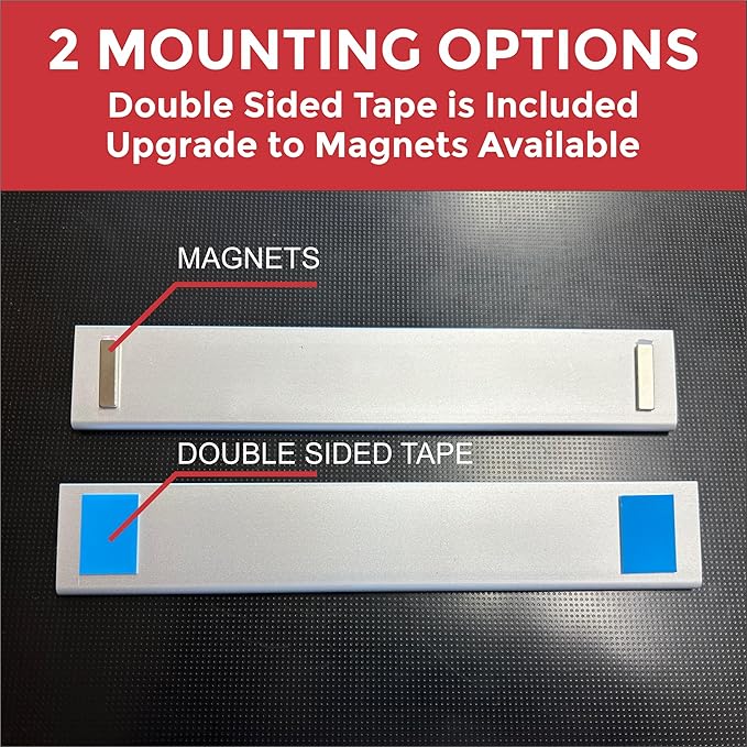 Printex Design - Personalized Office CUBICLE Name Plate & Sign. Modern Aluminum - Image 4