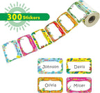 300 Pcs Name Tag Label Sticker in 6 Designs - Image 4