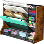jakyitvi 5 tiers ironwood wall desk file holder, main product view