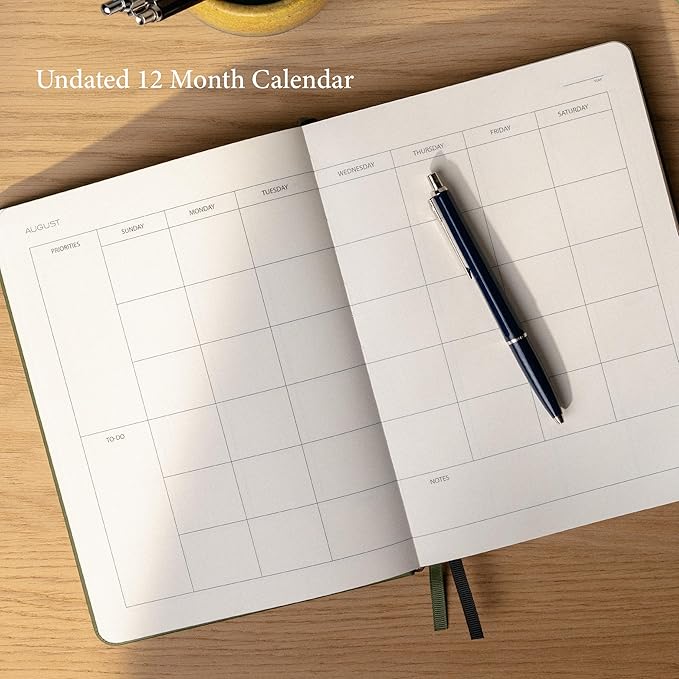 Anecdote 2026 Planner: 52 Week Daily Planner, Monthly & Weekly Workflow - Image 4